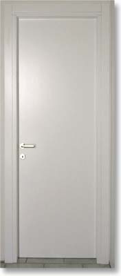 Porta liscia in noce tanganica laccato bianco